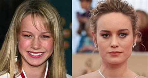 did brie larson have a boob job|Brie Larson Before and After: From 2001 to 2024